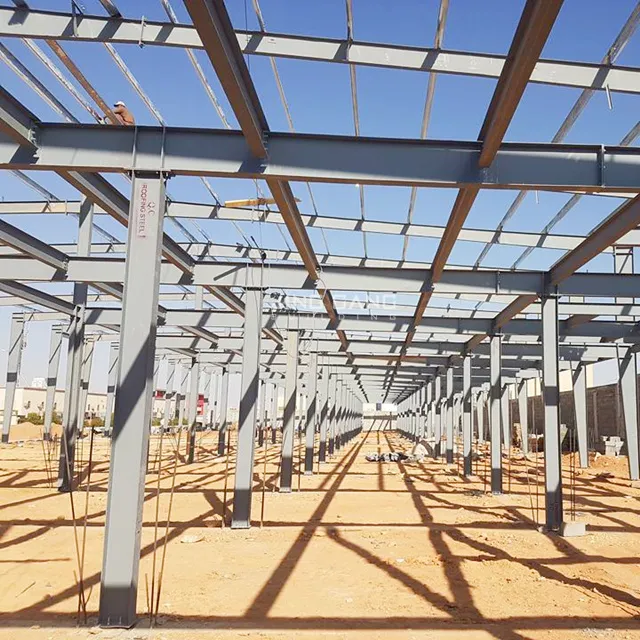 Sale Wearhouse Buildings Steel Structure Ready Made Warehouse Prefab Metal Steel Building Qingdao Direct Steel Structure