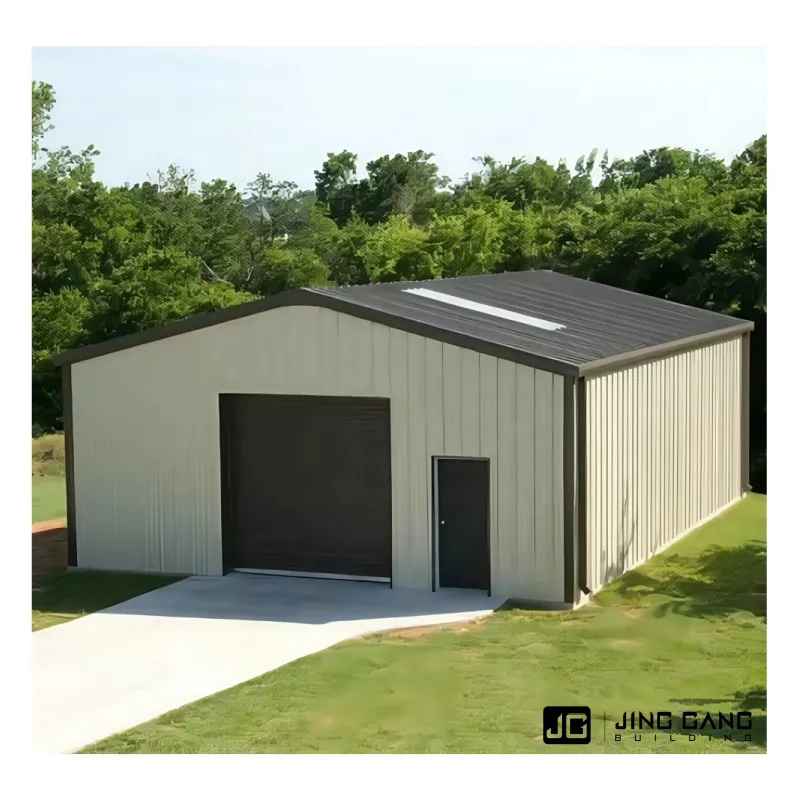 Low-cost Structure Warehouse Prefab Garages Prefabricated Steel Building Kit