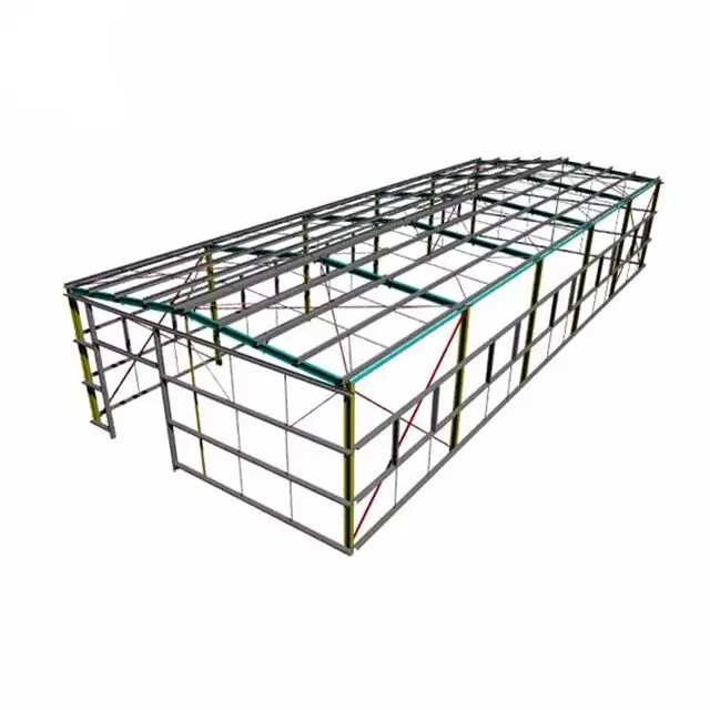 27.5Mx10.5Mx5.0M Prefab Steel Structure Building Warehouse Workshop
