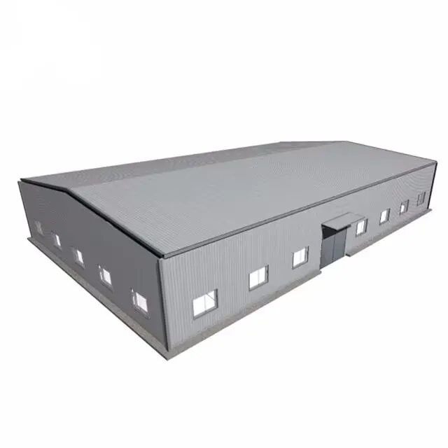 Large Warehouse Storage Shelves Prefabricated House Products Two Story Building Steel Structure