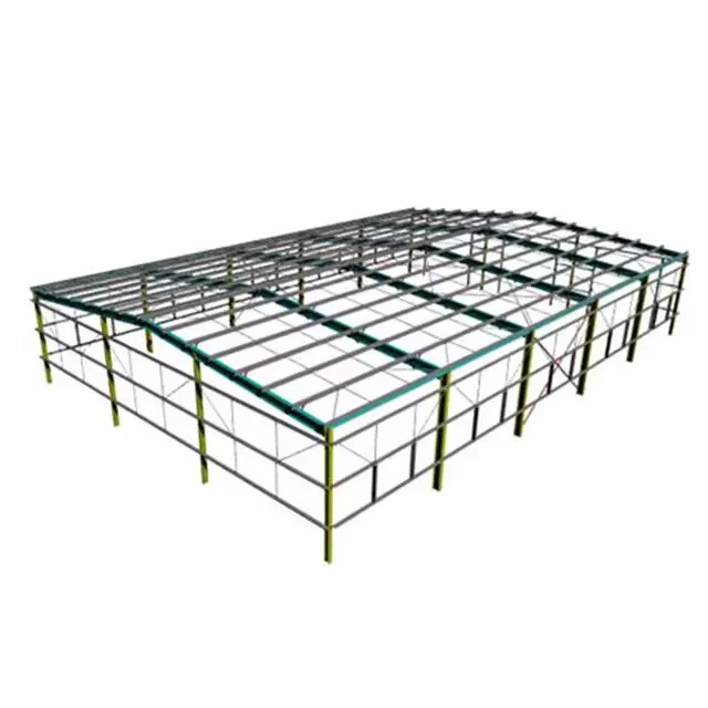 Large Warehouse Storage Shelves Prefabricated House Products Two Story Building Steel Structure