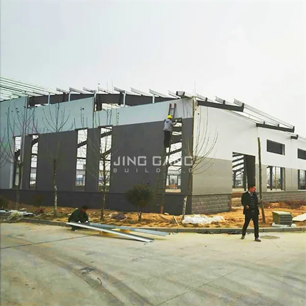 Modern Prefab Material Customized Industrial Construction Material Design Galvanized Steel Structure Aircraft Hangar