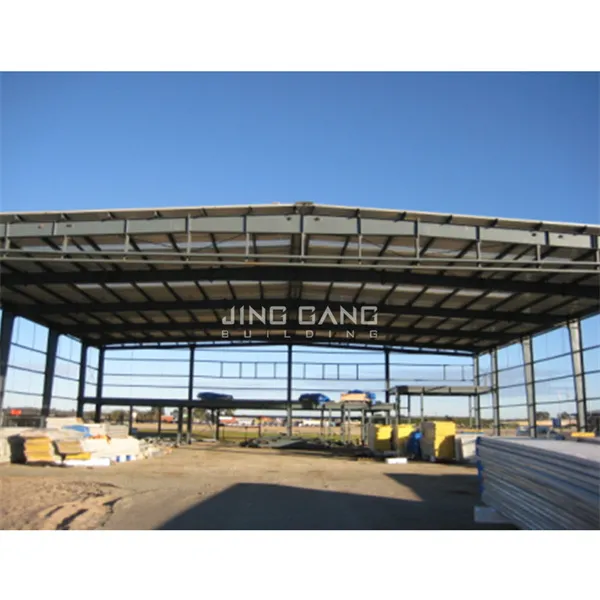 Modern Prefab Material Customized Industrial Construction Material Design Galvanized Steel Structure Aircraft Hangar