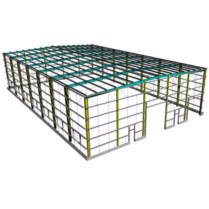 Prefab Metal Building Warehouse Manufacturers Hall Frame Prefabricated Steel Structures Shed