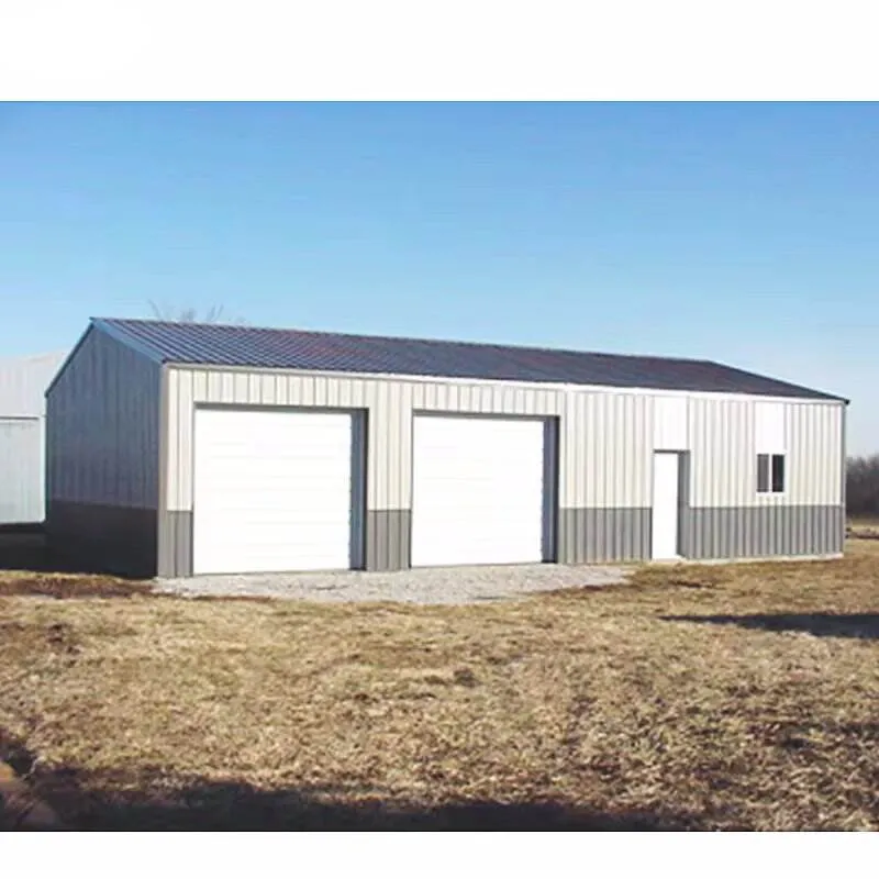 Qingdao JG Steel Structure Frame Building Construct Metal Prefab Storage Workshop