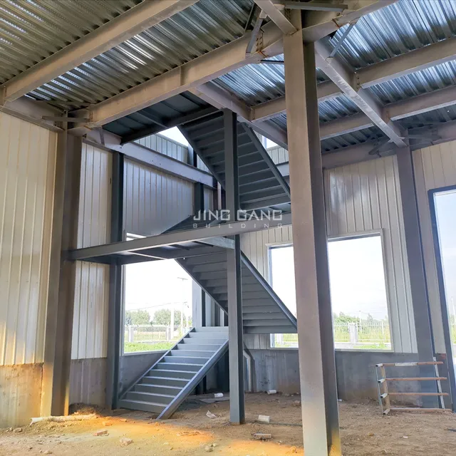 High Strength Verified Supplier Design Metal Space Frame Low Cost Price Prefabricated Light steel Structure Materials