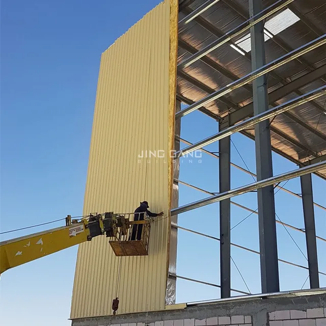 Low Cost Steel Prefabricated Structural Storage Shed Workshop Warehouse Industrial Building Construction