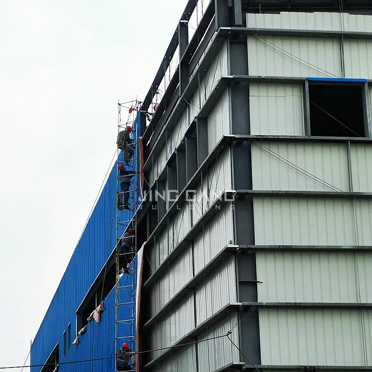 China High Quality Prefabricated Building Mobile Modular Design Steel Structure Warehouse/Workshop/Hangar/Hall
