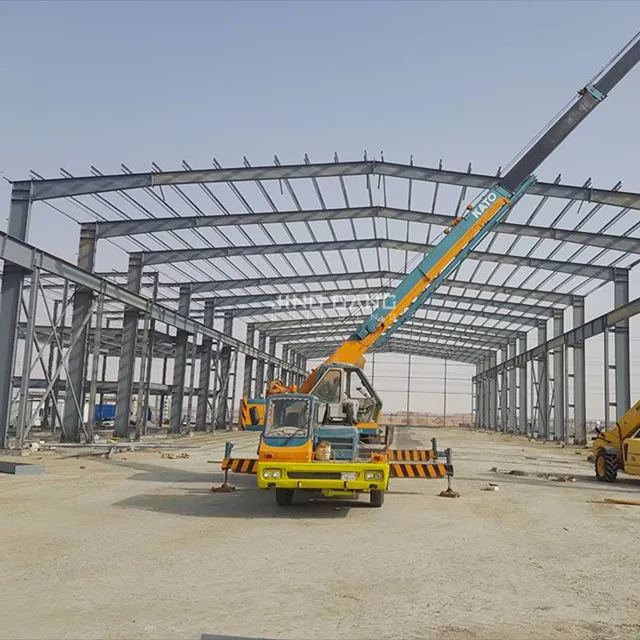 40x60 Construction Steel Structure Warehouse Workshop Storage Shed Metal Columns Beams for Building