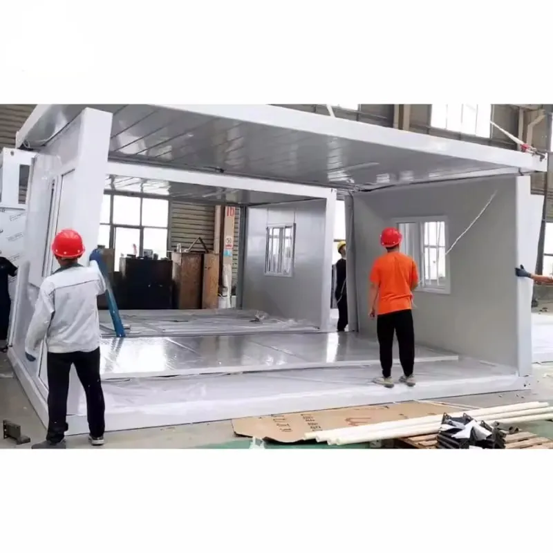 High Quality Low Cost Apartment Office Living Style Folding Container House Luxury