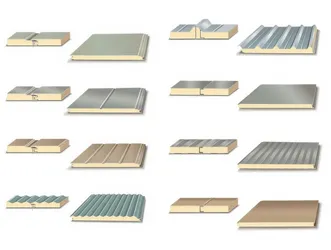 Sandwich panel & metal sheet