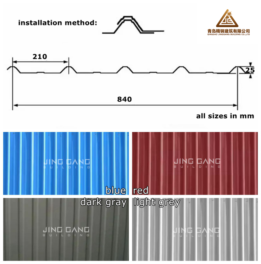 Roof and Wall Options from Qingdao Jinggang