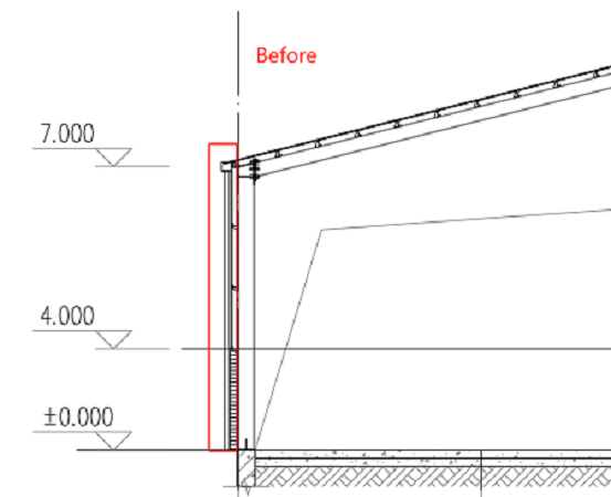 Drainage selection for steel structure buildings