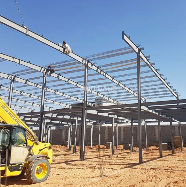 Hot-Dip Galvanized Steel Structure Warehouse