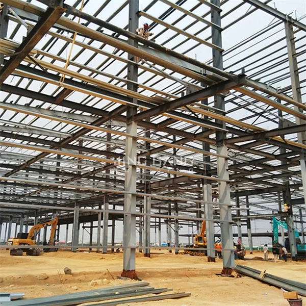 Prefabricated Industrial Steel Structure Material Frame Buildings for Warehouses Steel Construction Hi Rise Steel Structure