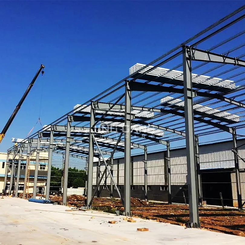 Widely Used and Popular Style Gable Roof Metal Car Garage Sheds for Sale Precast House Mobile Housing  Gable Outdoor