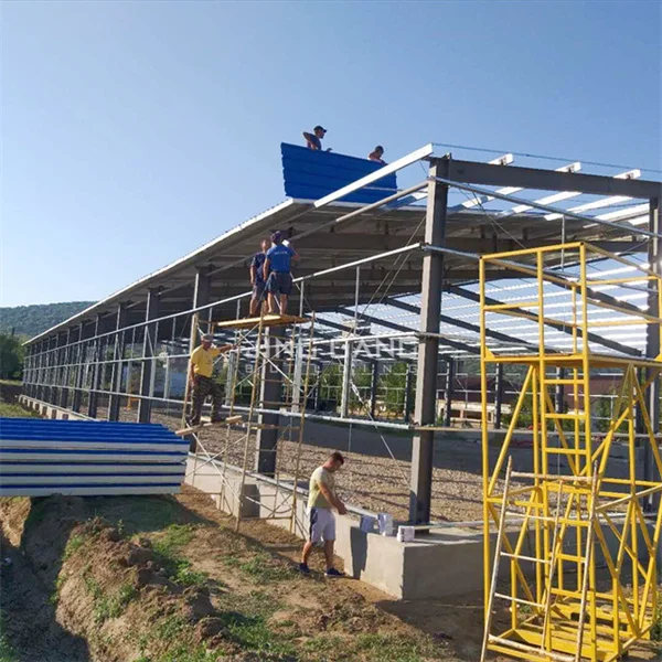 Steel Structural Restaurant Build Prefab Insulated Steel Structure Warehouse