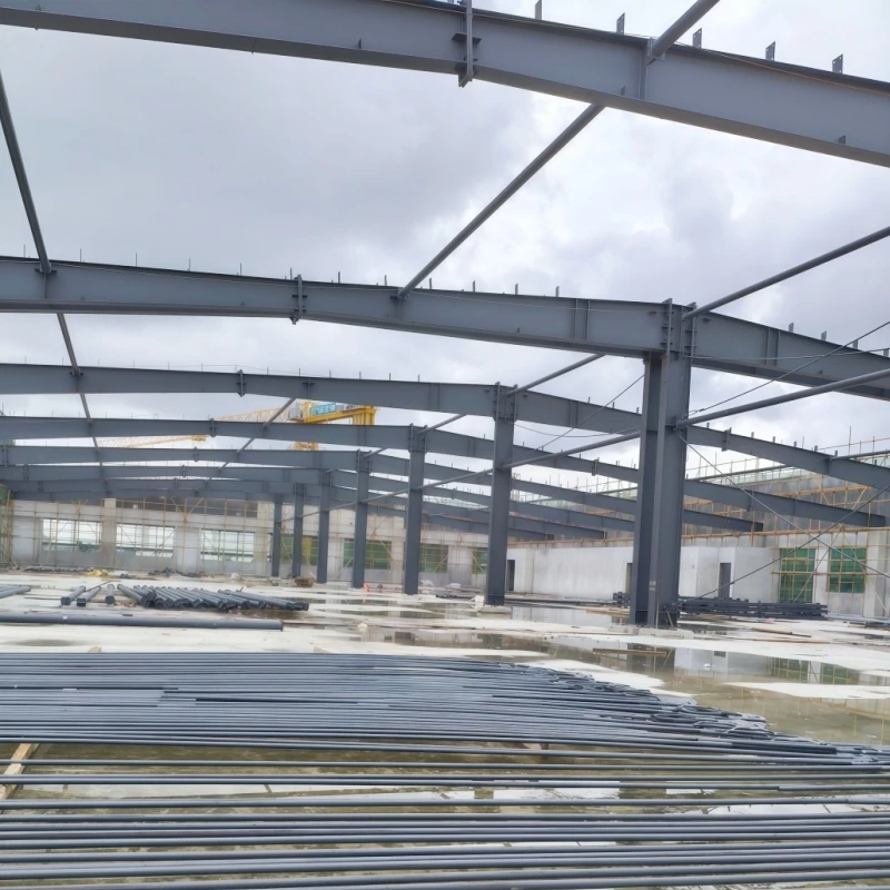 Construction Workshop Renovation-Heavy Duty H-beam Prefabricated Industrial Steel Structure Warehouse