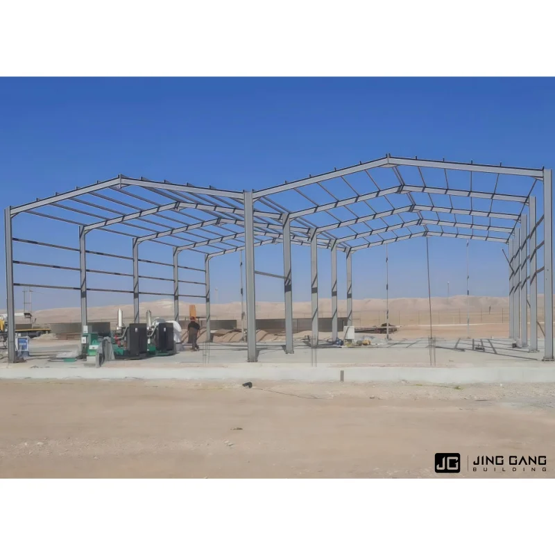 Industrial Hall Frame Construction Services High Frame Metal Building Kits 40X30 Prefabricated Warehouse