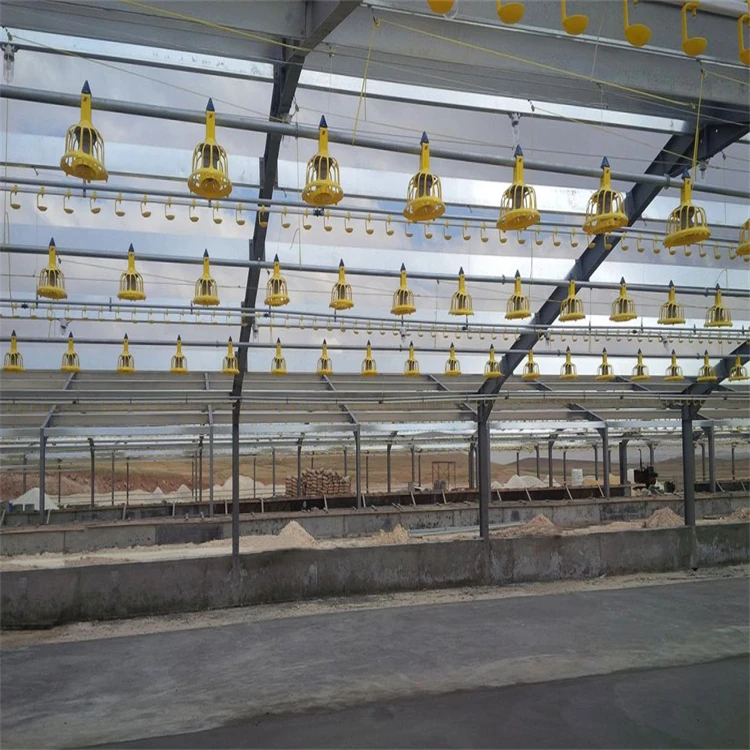 Low Cost Modern Light Steel Structure Prefab Poultry Farming Shed Building with Welding Cutting Services Egg Chicken Farm House