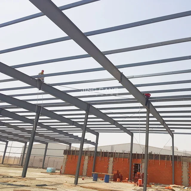 RTS New Design Light Galvanized High Strength Steel Round Bar for Warehouse and Steel Workshop with Welding Service