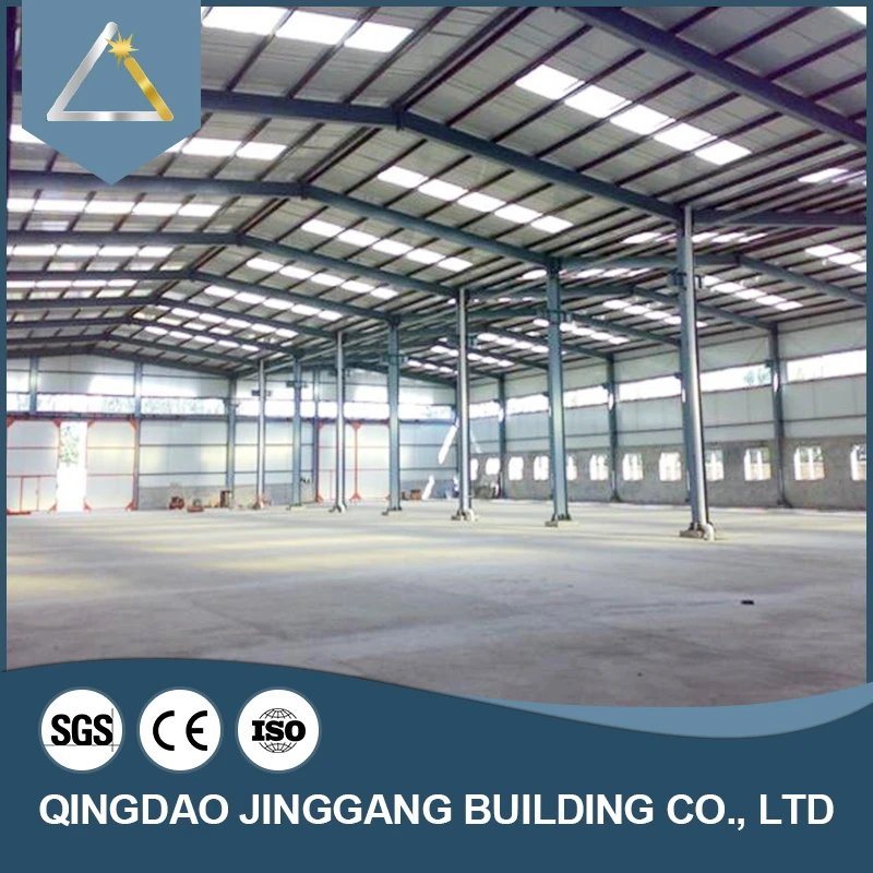 High Quality Prefabricated Warehouse Steel Structure Hall Frame Metal Construction Building Industrial for Sale