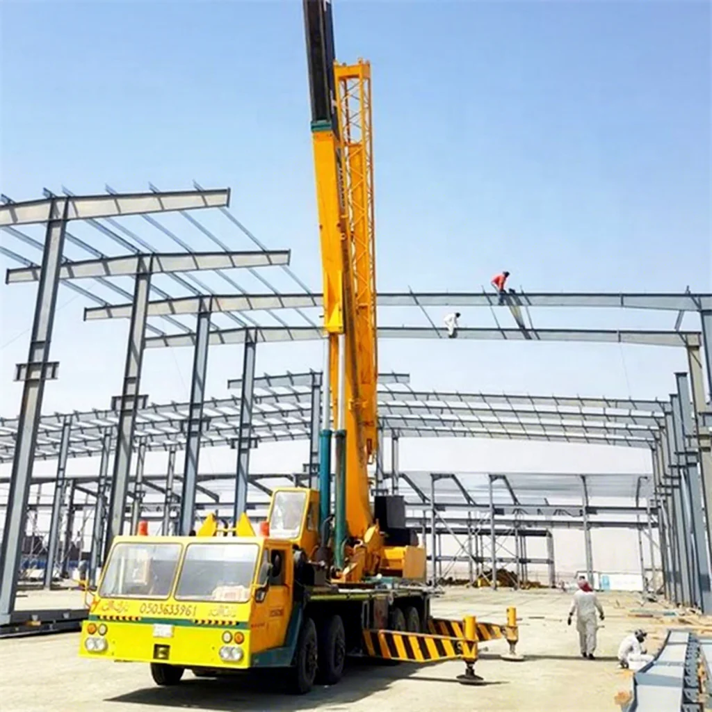 QDJGBUILD Heavy Prefab Steel Structure Multistory Workshop & Warehouse Building with Long Span Design Shandong Origin