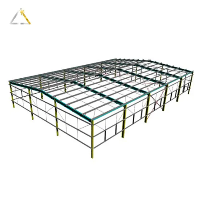 Industrial Steel Structure Hot Dipped Galvanized Anti-corrosion Warehouse Workshop Construction Building with Metal Roof