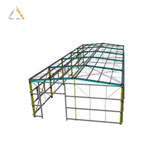 Hot Sale Warehouse Prefab Workshop House Metallic Roof Structure High Rise Building Steel Structural