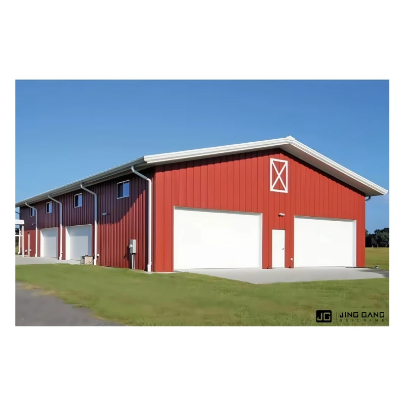 Prefabricated Hangar Industrial Modular Metal Prefab Factory/Warehouse/Building Steel Structure Apartment