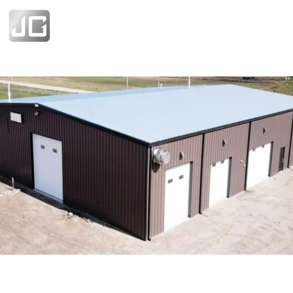 Pre Engineered Light Steel Workshop Warehouse Wall Panels with Welding & Cutting Services Tekla Model Design for Steel Structure