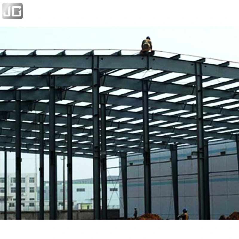 Customized Metal Sheds Prefab Steel Structure Building Workshop Hangar Warehouse