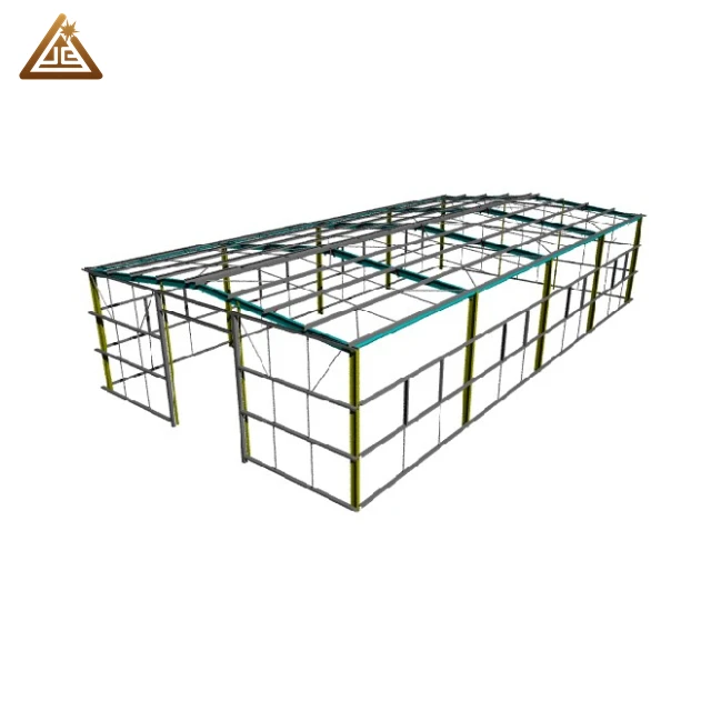 High Quality Modern Anti-corrosion Hot Dipped Galvanized Excluding Sea Freight 200 Square Meter Steel Frame Warehouse Prefab