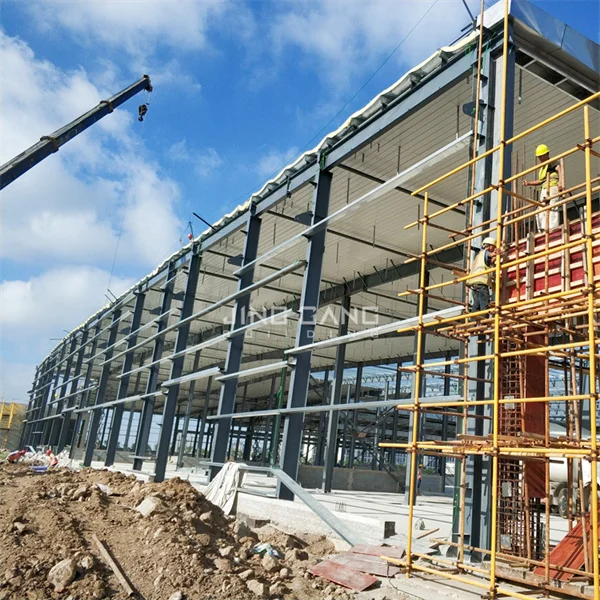 Prefabricated Warehouses Design Frame Construction Factory Building Plans Price Steel Structure Rooftop