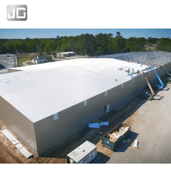 80 X 36 ft Two Storey Metal Workshop Industrial Warehouse Steel Structure Dome Building