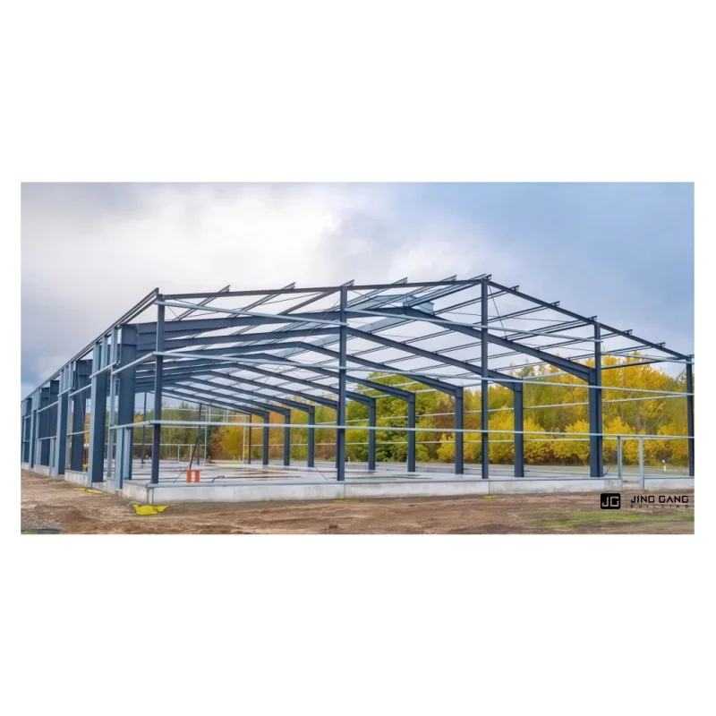 Metal Prefab Prefabricated Large Span Warehouse Kit Shandong Steel Structure