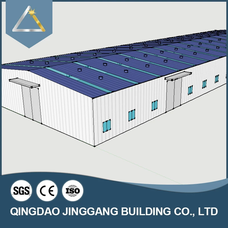 Farms Hot Selling Prefab Building Chicken House Poultry Low Cost Industrial Steel Structure Shed