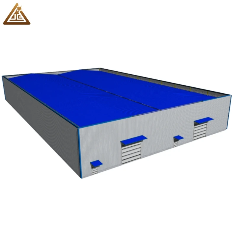 1000 Square Meter Industrial Steel Structure Warehouse with 50-Year Lifespan CAD/Tekla Design Cheap Customization