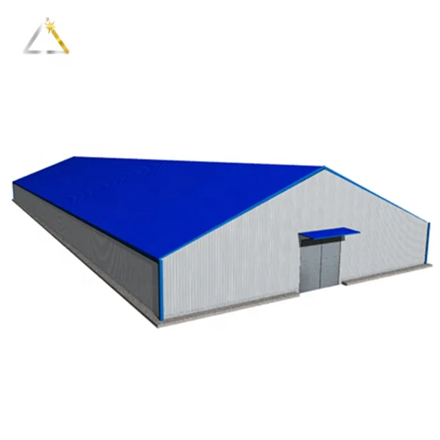 High Quality Verified Supplier Galvanized Steel Structure Chicken House Modern Modern Poultry Farm Design Competitive Price