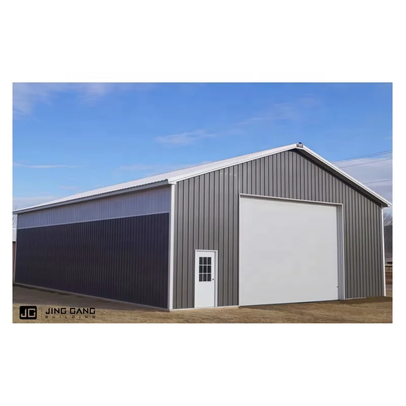 Q355&Q235 Light Portal Steel Frame Structure Building Gable Frame Tent Industrial Warehouse 50-Year Life Span