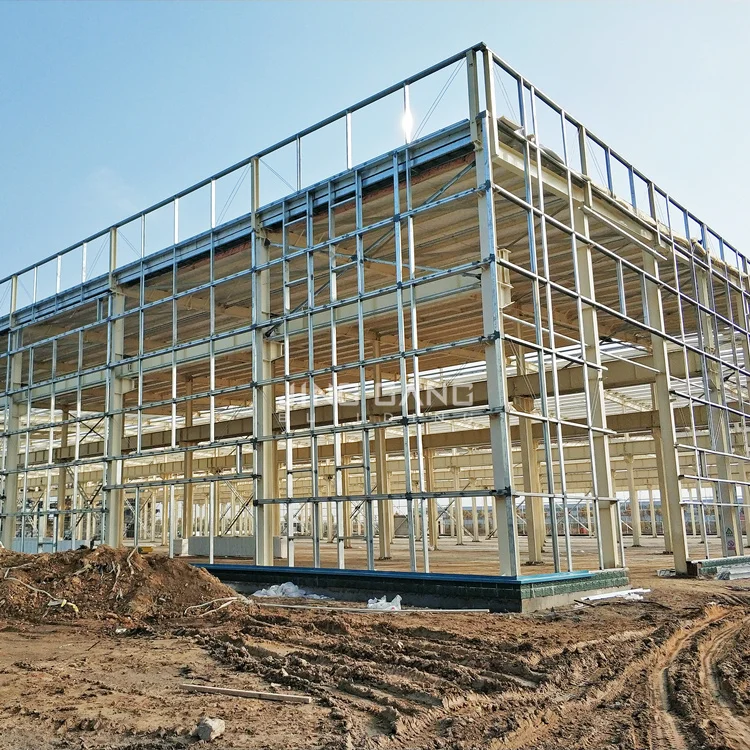 Factory Price Prefabricated Light Steel Structure Industrial Building with Welding Services for Warehouse Construction Sale
