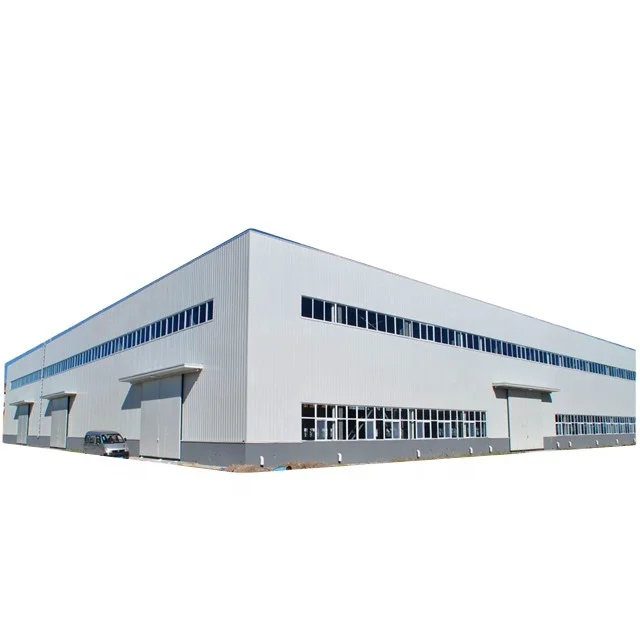 Qingdao Prefabricated Heavy Duty Warehouse Steel Structure Welding Cutting Services Steel Workshop Application 50-Year Life Span