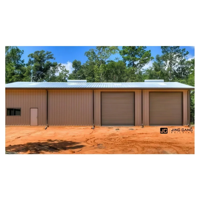 High Quality Large Span Metal Building Space Prefab Workshop With Color Plate Warehouse Steel Structure