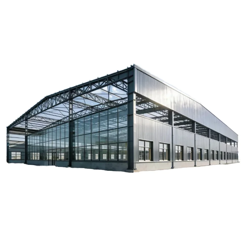 China Prefabricated Buildings Construction Outdoor Metal Frame Steel Customized Structure Industrial Warehouse
