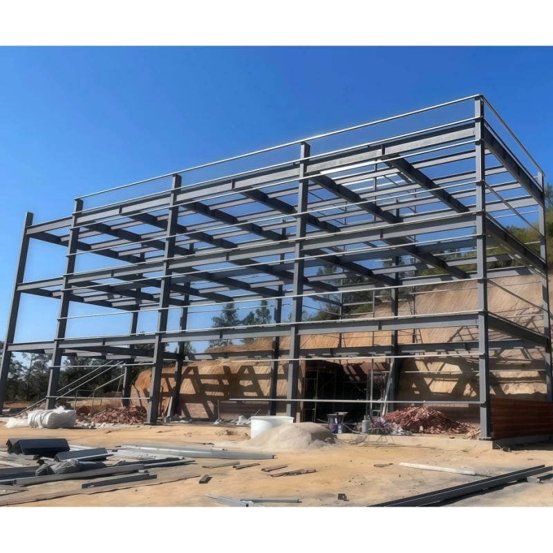 Industrial Prefab Warehouse Storage Buildings Frame Storage Steel Structure Factory Building
