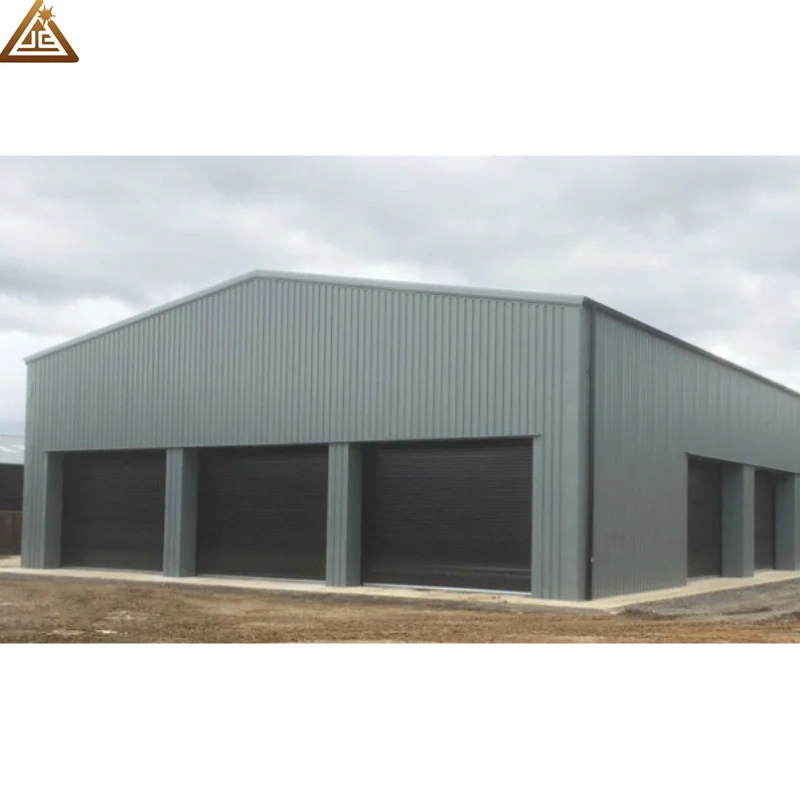 Building Workshop Small Industrial Factory Metal Space Frame Prefab Commercial Ware House Steel Structure