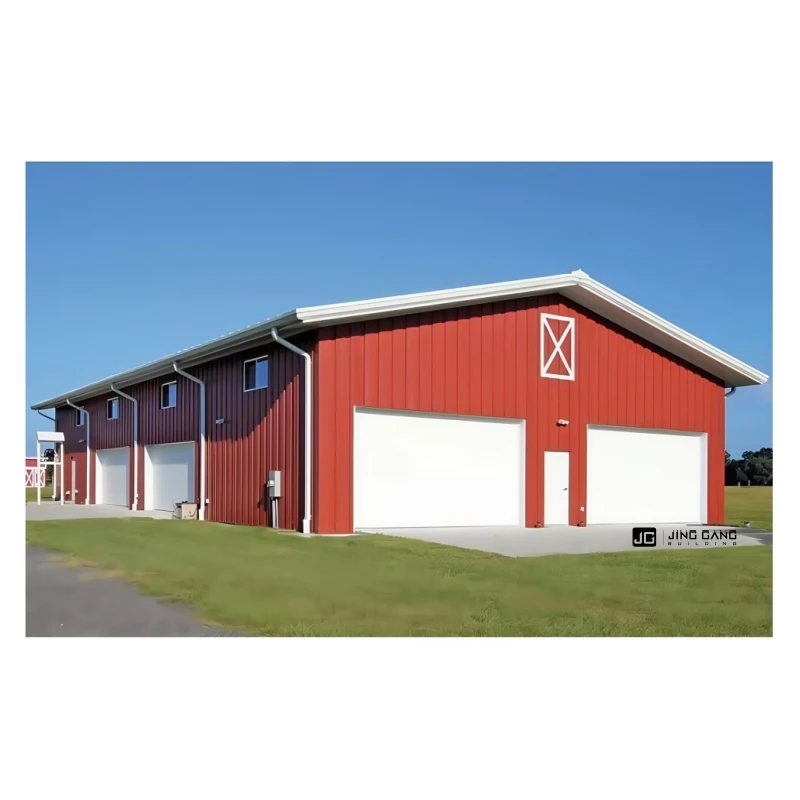 Modern Prefab Prefabricated Workshop/Aircraft Hangar/Office Construction Steel Structure Warehouse Buildingmain Materials
