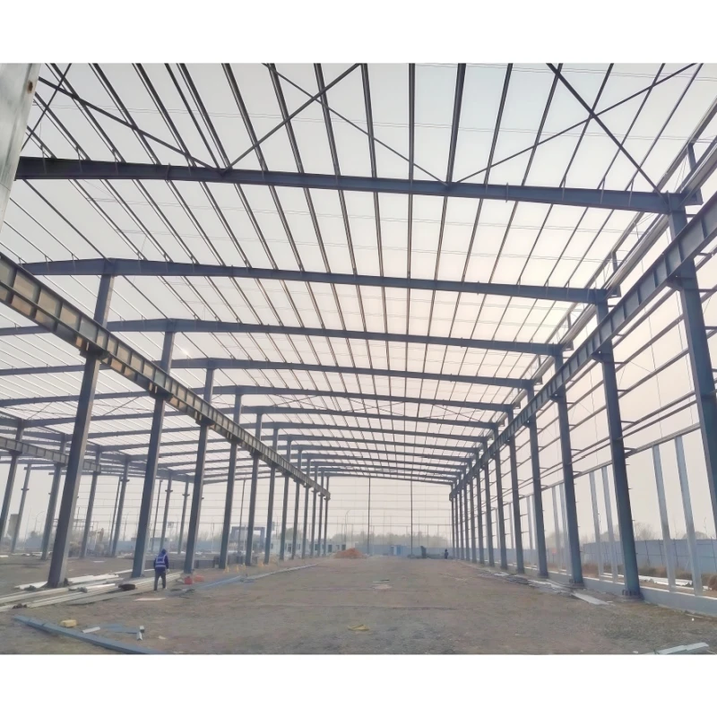 Construction Workshop Renovation-Heavy Duty H-beam Prefabricated Industrial Steel Structure Warehouse