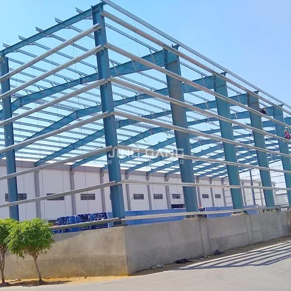 Wholesale Hot-selling Light Industrial Warehouse Steel Structure Canopy Customized Galvanized Steel Welding Process