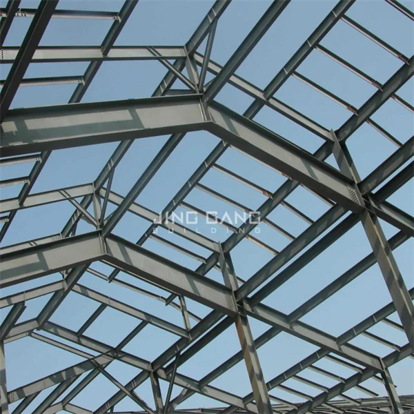 Outdoor Storage Shed Made by Light Frame Prefab Metal Building Sports Hall Light C.Z Shape Channel Sports Hall Steel Structure